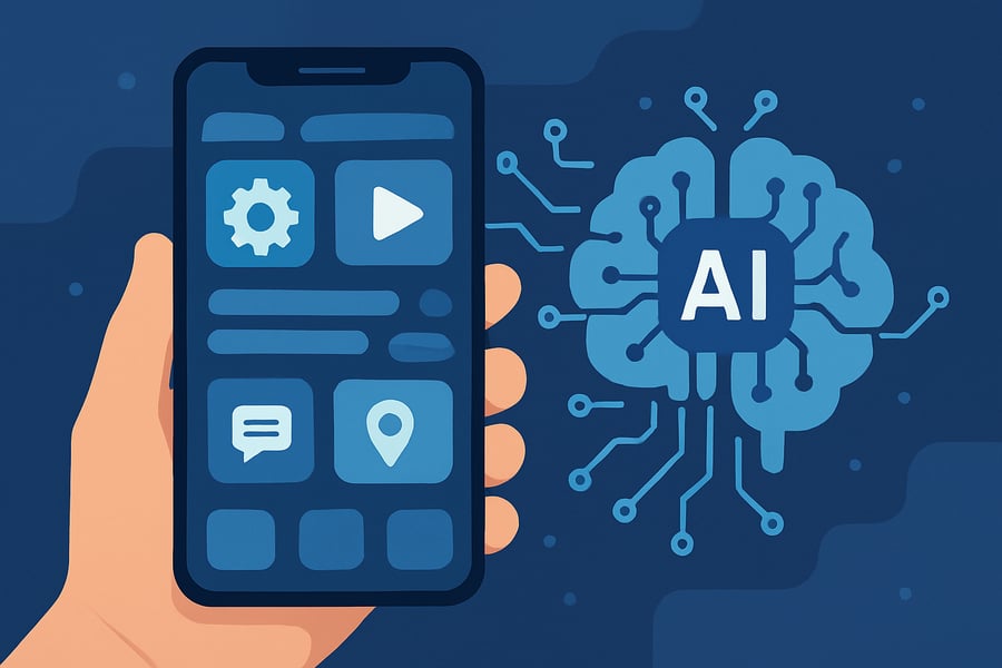 Mobile app development and AI integration